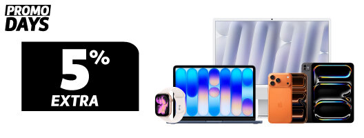 5% Desconto Extra Toda Marca Apple Utiliza o código: APPLE5. 18 a 20 abril de 2026.