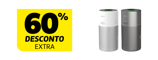 60% Desconto Extra em Purificadores de Ar Hoover. 03 a 12 de março de 2026. 