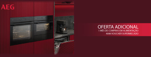 Receba acessórios premium na compra de forno e/ou placa AEG. Válido de 15 outubro 2025 a 15 janeiro de 2026. Receba acessórios premium na compra de forno e/ou placa AEG. Válido de 15 outubro 2025 a 15 janeiro de 2026.