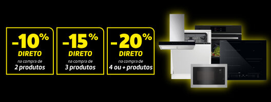 Até 20% Desconto Direto em Encastre AEG e Electrolux | Beko, Whirlpool e Hotpoint. Válido 04 a 09 de fevereiro de 2026.