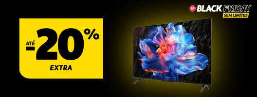 Até 20% extra em Tvs ≥ 65'' TCL utiliza o Código: TCL10 | TCL20. válido de 17 a 23 novembro de 2025. Até 20% extra em Tvs ≥ 65'' TCL utiliza o Código: TCL10 | TCL20. válido de 17 a 23 novembro de 2025.