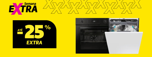 Até 25% Desconto Extra Encastre Candy. 18 a 25 de fevereiro de 2026. Promoção nos produtos assinalados.