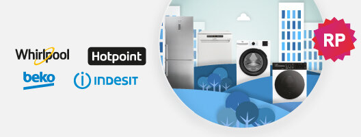 Até 35% Desconto Sobre PVPr em Grandes Eletrodomésticos Whirlpool, Beko, Indesit e Horpoint. 13 janeiro a 31 março 2026