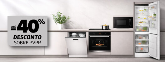 Até 40% Desconto sobre PVPr em Grandes Eletrodomésticos Encastre Electrolux. 09 a 15 abril de 2026. Até 40% Desconto sobre PVPr em Grandes Eletrodomésticos Encastre Electrolux. 09 a 15 abril de 2026.