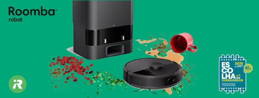 Até 47% Desconto Sobre PVPr em aspiradores Roomba 105 e 105+. Válido de 06 a 10 de novembro de 2025. Até 47% Desconto Sobre PVPr em aspiradores Roomba 105 e 105+. Válido de 06 a 10 de novembro de 2025.