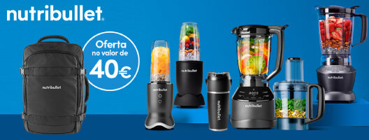 Oferta 1 Mochila de Viagem na compra de um Blender Nutribullet