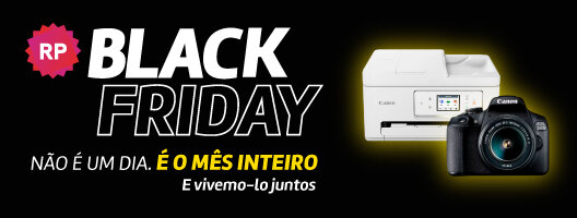 Especial Canon. Não é um dia. É o mês inteiro e vivemo-lo juntos. Válido de 04 a 10 novembro de 2025. Especial Canon. Não é um dia. É o mês inteiro e vivemo-lo juntos. Válido de 04 a 10 novembro de 2025.