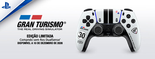Pré-Venda Comando Dualsense Gran Turismo. Válido de 22 outubro a 09 dezembro de 2026. Pré-Venda Comando Dualsense Gran Turismo. Válido de 22 outubro a 09 dezembro de 2026.