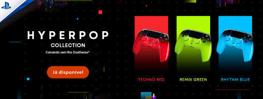 Já Disponível Comando DualSense® Hyperpop Collection. 