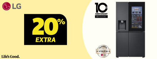 20% Desconto Extra em Combinados e Americanos LG. Válido de 05 a 09 agosto de 2026. 20% Desconto Extra em Combinados e Americanos LG. Válido de 05 a 09 agosto de 2026.