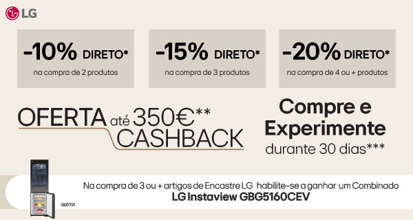 Especial Encastre LG. Aproveita as melhores oportunidades. Consulta condições. Especial Encastre LG. Aproveita as melhores oportunidades. Consulta condições.