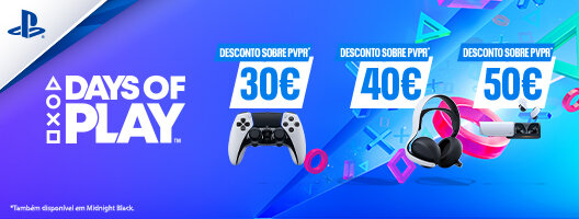 Até 50€ Desconto Sobre PVPr em Acessórios. Válido de 27 maio a 10 junho de 2026. Até 50€ Desconto Sobre PVPr em Acessórios. Válido de 27 maio a 10 junho de 2026.
