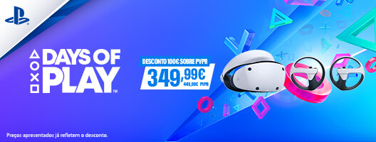 100€ Desconto Sobre PVPr em VR2. Válido de 27 maio a 10 junho de 2026.