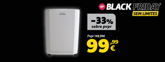 Desumidificador Electronia FGD-1055 a 99,99€. Válido de 08 a 17 novembro de 2025. Desumidificador Electronia FGD-1055 a 99,99€. Válido de 08 a 17 novembro de 2025.