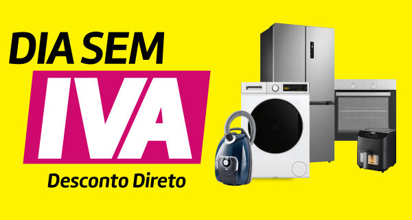 Dia Sem Iva - Grandes e Pequenos Eletrodomésticos. Válido de 24 a 27 outubro de 2025.