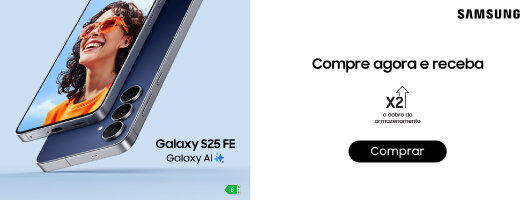 Dobro do armazenamento Samsung Galaxy S25 FE