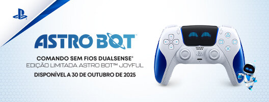 Comando sem Fios Dualsense - Reserva já. 12 a 29 outubro de 2025. Disponível 30 outubro de 2025.