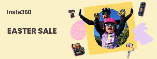 Até 25% Desconto Sobre PVPr em Insta360. Válido de 17 março a 07 abril de 2026.