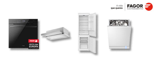 Encastre Fagor. Porque a vida que desejas começa na cozinha