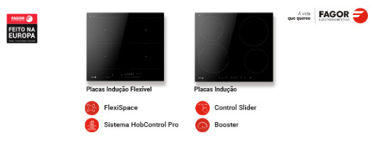 Placas Fagor. Porque a vida que desejas começa na cozinha 