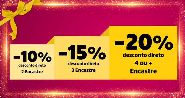 Até 20% desconto em Eletrodomésticos Encastre LG, Hotpoint e Whirlpool. Válido de 05 a 08 dezembro. Exclusivo Lojas Físicas.