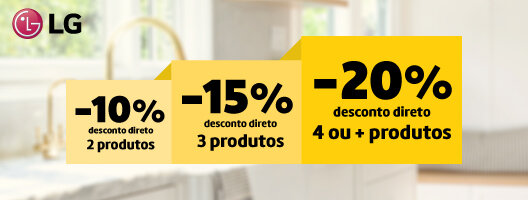 Maior a compra, maior o desconto Especial Encastre - Exclusivo Lojas Físicas