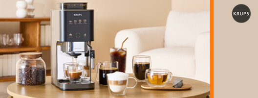 Coffe Crush Experience. Todo o sabor, menos espaço. Krups