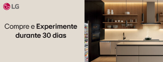 Compre e Experimente durante 30 dias Encastre LG. Válido de 14 julho a 14 agosto de 2026.