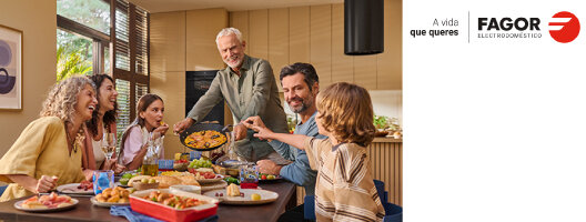 A vida que desejas começa na cozinha. Fagor. 01 a 21 abril de 2026.