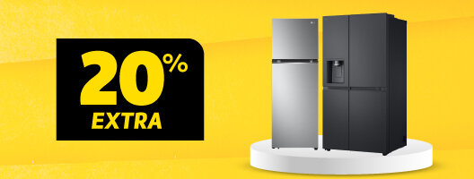 20% Desconto Extra em Arcas, Americanos, Frigoríficos e Combinados LG. Válido de 17 a 19 julho de 2026. 20% Desconto Extra em Arcas, Americanos, Frigoríficos e Combinados LG. Válido de 17 a 19 julho de 2026.