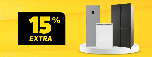 15% Desconto Extra em Todo Frio Livre Instalação Beko, Haier, Hisense, Hotpoint, Indesit e Whirlpool. 19 a 26 agosto 2026