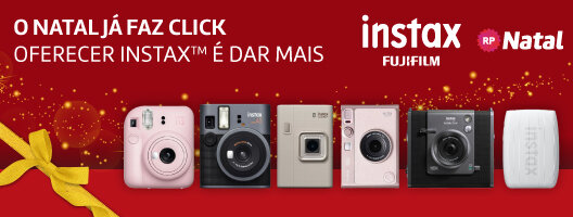 Até 37% Desconto Sobre PVPr em Máquinas Fotográficas Fujifilm. Válido 15 a 28 dezembro de 2025.