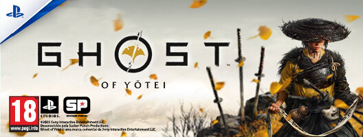 Jogo Ghost Of Yotei. Disponível a 02 outubro de 2025.