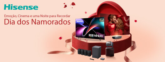 Oferta 1 noite num Hotel Vila Galé na compra de uma TV MiniLed, Laser Cinema ou Soundbar Hisense.  09 a 22 fevereiro 2026