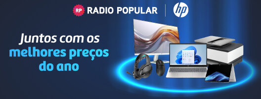 Juntos com os melhores preços do ano. Radio Popular x HP. Válido 04 a 30 novembro de 2025.