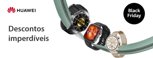 Até 30€ Desconto Extra em Smartwatches Huawei. Válido de 18 a 30 novembro de 2025.
