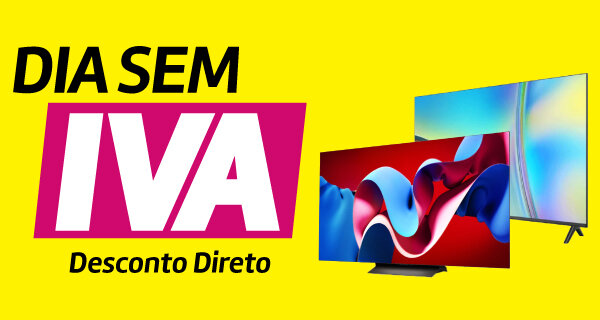 Dia Sem Iva Em Tvs. Válido de 25 a 30 setembro de 2025.