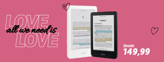 E-reader Kobo Clara Colour desde 149,99. 06 a 15 de fevereiro. Promoção nos produtos assinalados.