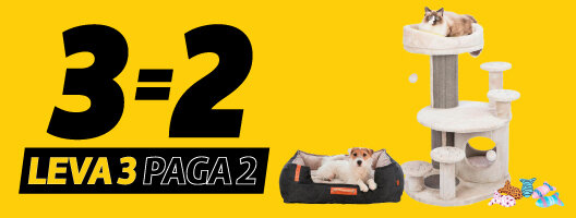Leva 3 Paga 2 Todo Cuidado Animal Trixie e Julius K-9. Na compra de 3 produtos O TERCEIRO É GRÁTIS. 16 a 27 de setembro 2026 Leva 3 Paga 2 Todo Cuidado Animal Trixie e Julius K-9. Na compra de 3 produtos O TERCEIRO É GRÁTIS. 16 a 27 de setembro 2026