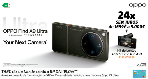 OFERTA PRÉ-VENDA. Novos Smartphones Oppo Find X9 Ultra. 01 a 17 maio de 2026.