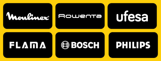 Moulinex, Rowenta, Ufesa, Flama, Bosch e Philips. Leva 3 Paga 2 em Pequenos Eletrodomésticos. 15 a 20 de julho de 2026.