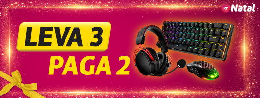 Leva 3 Paga 2 Periféricos Gaming Exceto Razer. Válido 08 a 24 dezembro de 2025. Leva 3 Paga 2 Periféricos Gaming Exceto Razer. Válido 08 a 24 dezembro de 2025.