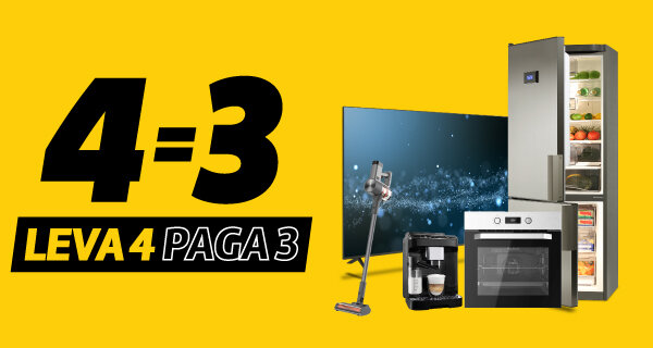 Leva 4 Paga 3 em TV's, Grandes e Pequenos Eletrodomésticos. Válido de 11 a 13 julho de 2026. Leva 4 Paga 3 em TV's, Grandes e Pequenos Eletrodomésticos. Válido de 11 a 13 julho de 2026.