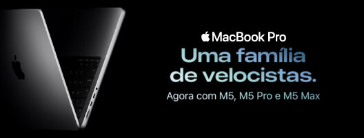 MacBook Pro. Uma família de velocistas. Agora com M5, M5 Pro e M5 Max. 10% Desconto Extra. Válido de 06 a 10 março 2026. MacBook Pro. Uma família de velocistas. Agora com M5, M5 Pro e M5 Max. 10% Desconto Extra. Válido de 06 a 10 março 2026.