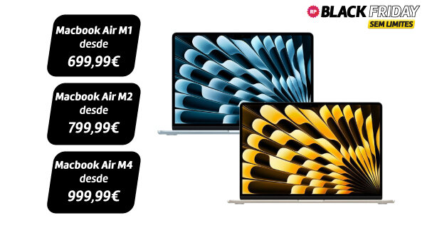 Macbooks desde 699,99€. Válido de 31 outubro a 30 novembro de 2025. Macbooks desde 699,99€. Válido de 31 outubro a 30 novembro de 2025.