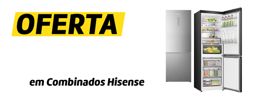 Oferta ampliação de garantia até 6 anos em combinados Hisense. Exclusivo Lojas Físicas. 26 janeiro a 01 fevereiro 2026. Oferta ampliação de garantia até 6 anos em combinados Hisense. Exclusivo Lojas Físicas. 26 janeiro a 01 fevereiro 2026.