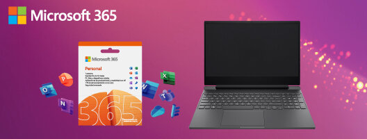 Poupe 25€ no Microsoft 365 na compra conjunta com o teu novo Portátil