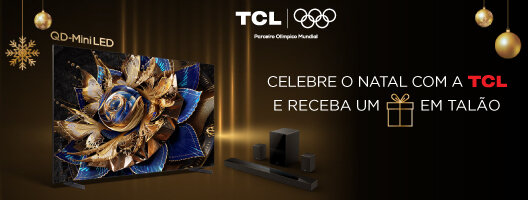 Receba um presente em talão na compra de uma Televisão TCL. Válido de 03 a 21 dezembro de 2025. Receba um presente em talão na compra de uma Televisão TCL. Válido de 03 a 21 dezembro de 2025.
