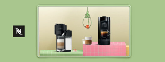 20€ Desconto Direto em Máquinas de Café Vertuo Line. Já incluído no preço final. Válido de 31 julho a 15 outubro de 2025.