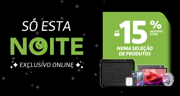 Tablets, Smartwatches, Airpods, Smartphones e Colunas Portáteis Utiliza o código: NOITE10 | NOITE15